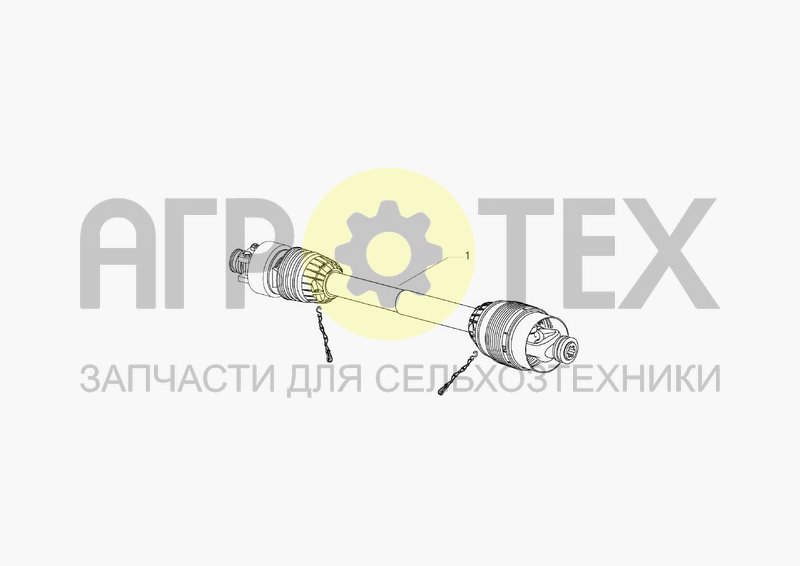 Чертеж PTO DRIVE SHAFT