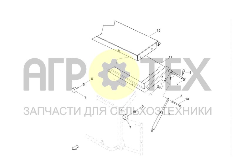 Чертеж PARTS FOR FRONT GUARDS