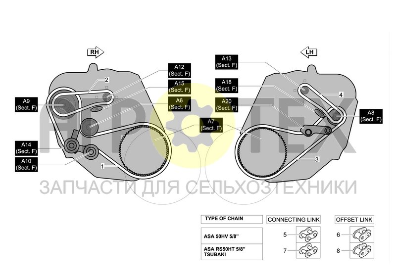 Чертеж PICKUP TRANSMISSION