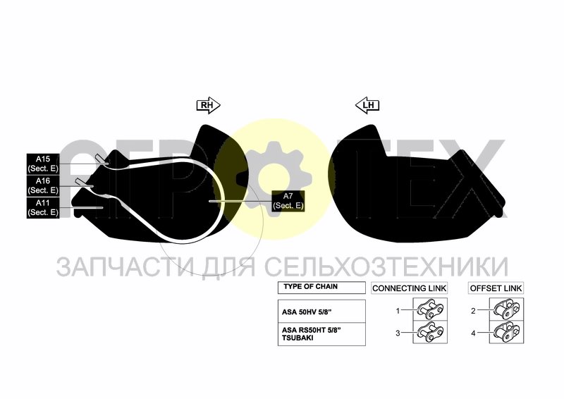 Чертеж PICKUP TRANSMISSION