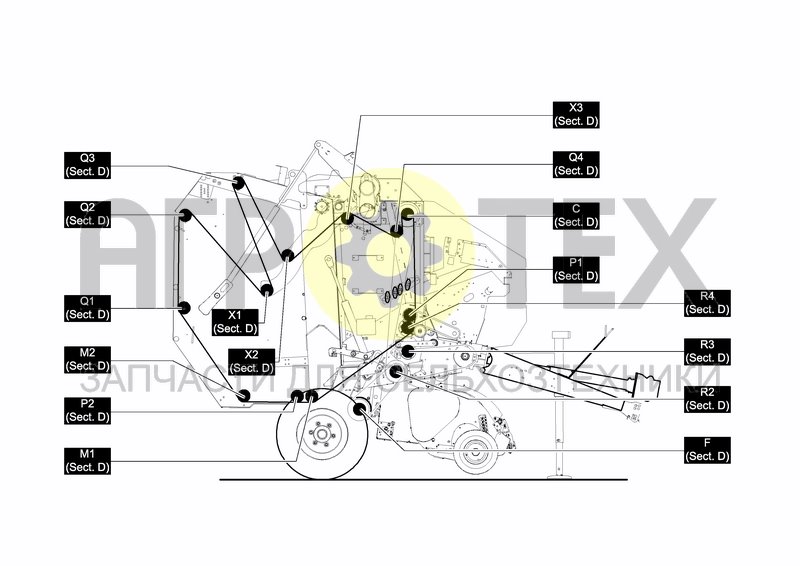 Чертеж ROLLER DIAGRAM