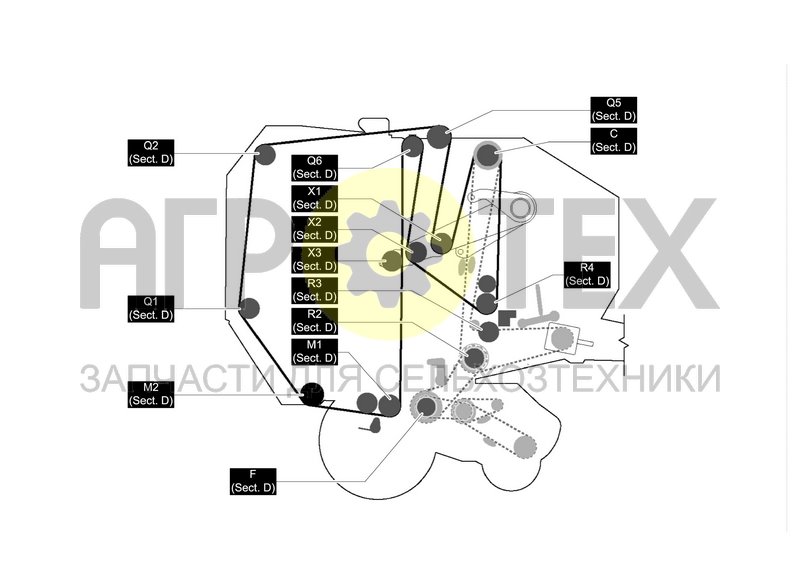 Чертеж ROLLERS LAYOUT