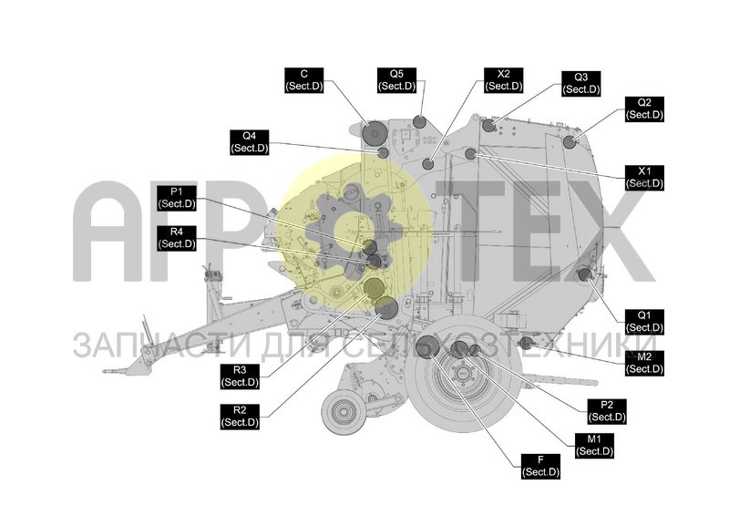 Чертеж ROLLERS LAYOUT