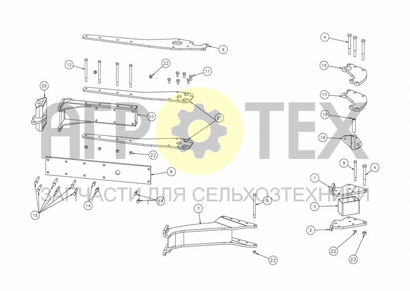 BRACKET PL/RL & PM/RM (№13 на схеме)