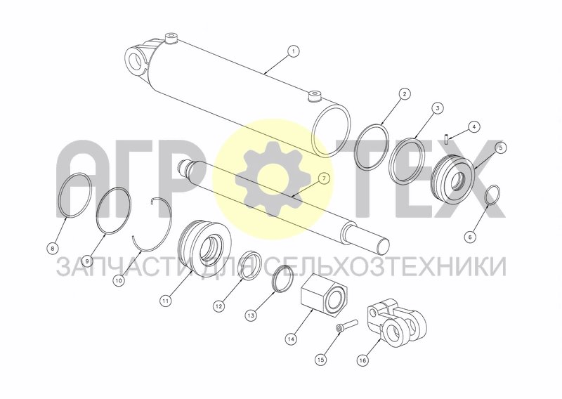 Чертеж CYLINDER D80X150 (MEMORY) (01.03.99 - 01.01.01)