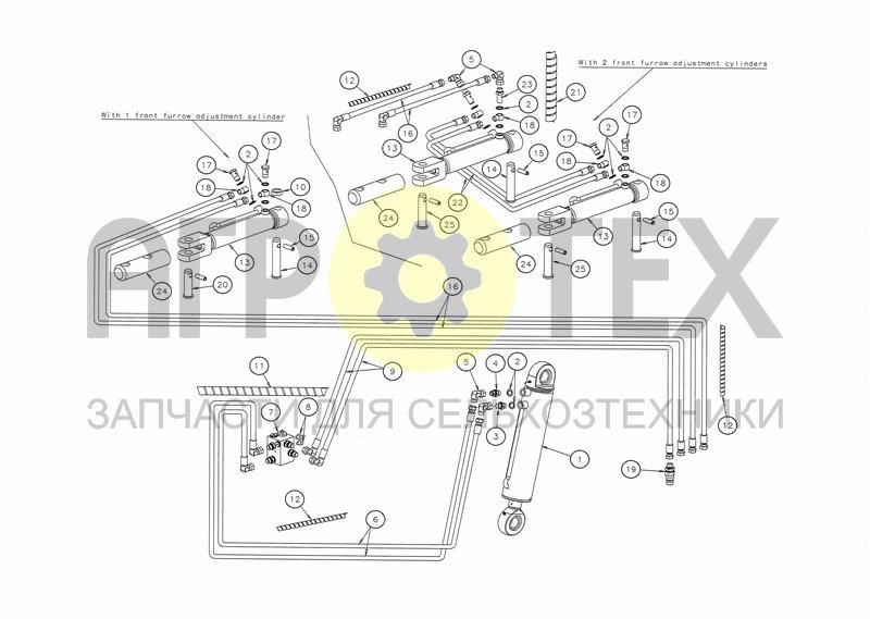 Чертеж HYDRAULICS HS-200 (FROM 01.01.00)