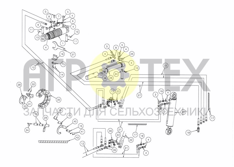 Чертеж HYDRAULICS HS-200 + SEQUENCE AND TURN-OVER VALVE