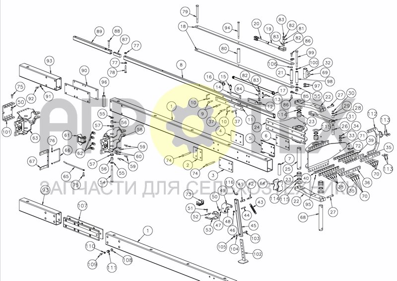 FRAME EG-HD-300 (FROM 21.08.00) (№109 на схеме)