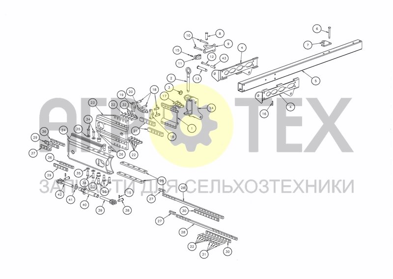 Чертеж BRACKET + ARM HS-300 (PACKOMAT S; BEF. 15.05.03)