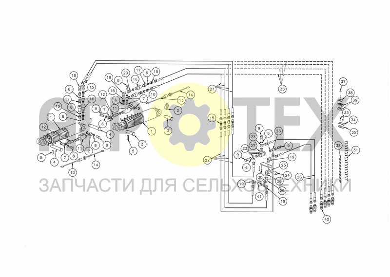 Чертеж HYDRAULICS S-ARM PL/RL, PM/RM