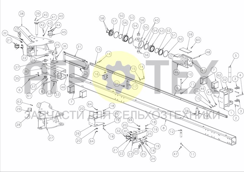 FRONT FRAME (№44 на схеме)