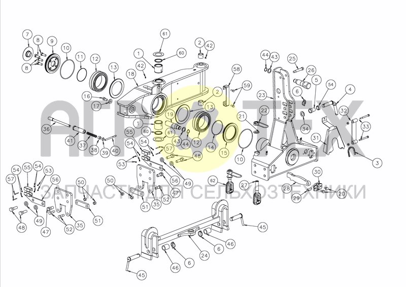 HEADSTOCK REAR FRAME (№16 на схеме)