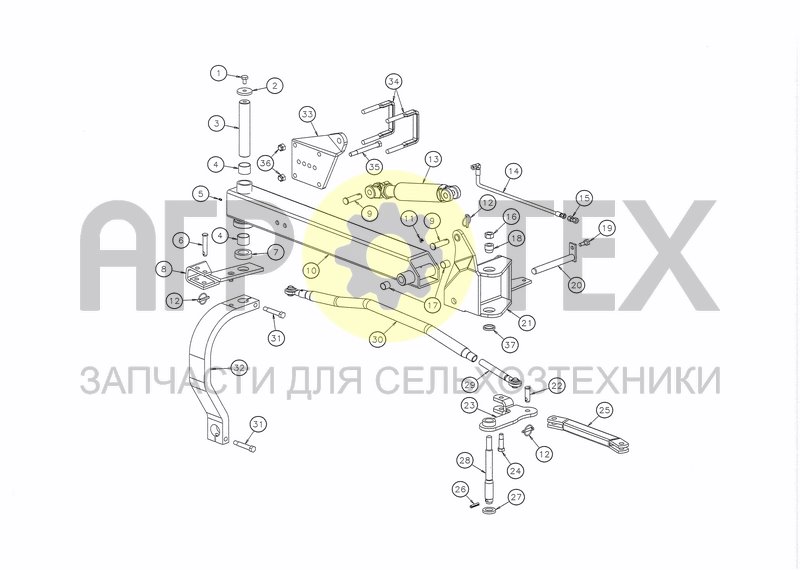 REAR PARTS (120X200 TUBE) (№5 на схеме)