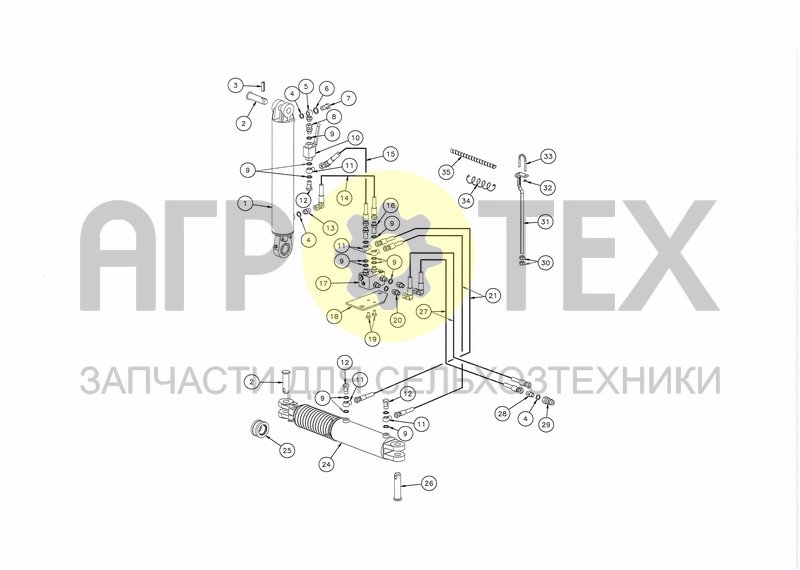 Чертеж HYDRAULICS HS-240 + ALIGNMENT