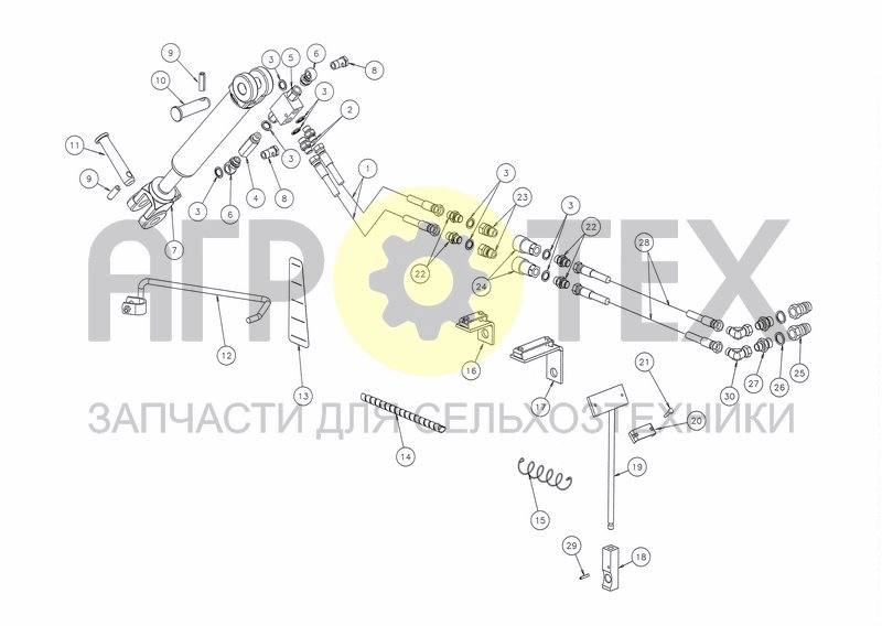 Чертеж HYDRAULICS PRESSURE ADJUSTMENT