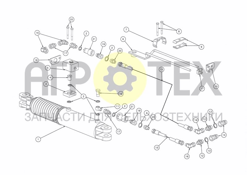 Чертеж HYDRAULICS PRESSURE ADJUSTMENT & ALIGNMENT