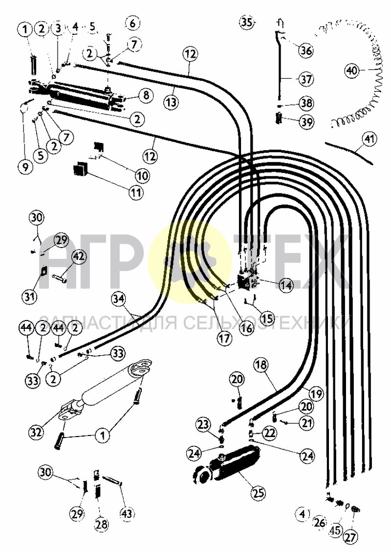 Чертеж HYDRAULICS HS-160 + (SEQUENCE) MEMORY VALVE