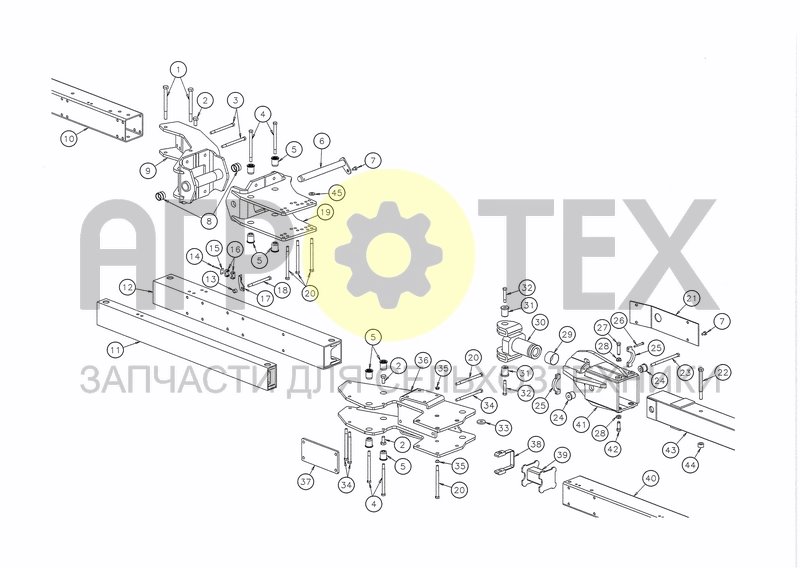 CENTER SECTION FOR PX/RX, CAT. 4 (№27 на схеме)