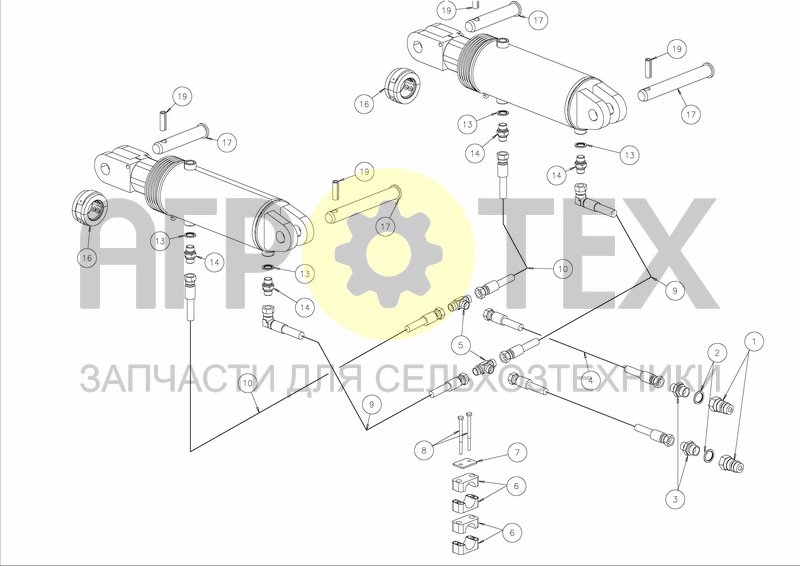 Чертеж HYDRAULICS WHEEL LIFTING