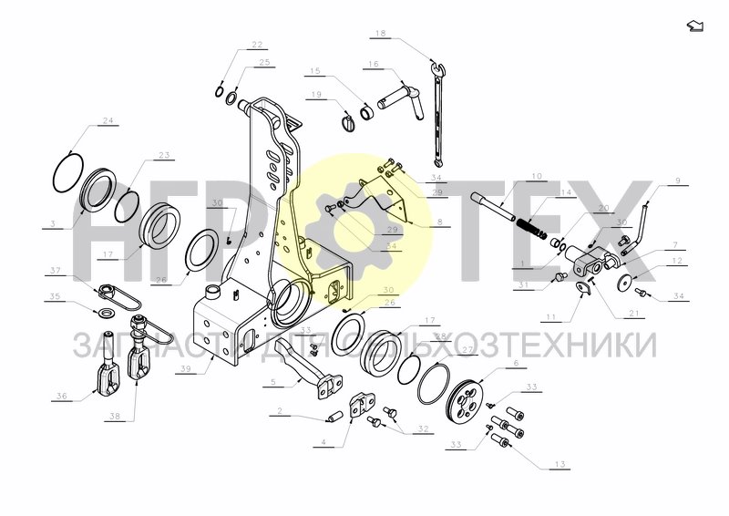 HEADSTOCK 200 - TOWER (№30 на схеме)