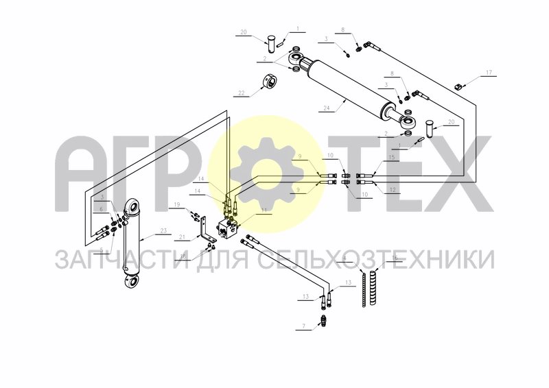 Чертеж HYDRAULICS + SEQUENCE VALVE EO/LO STEPWISE