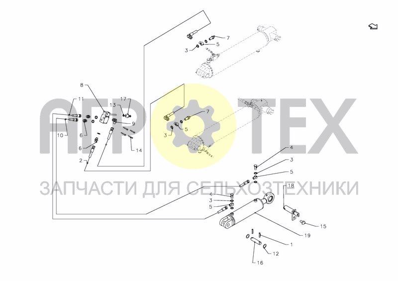 TURNING LOCK CYLINDER (№13 на схеме)