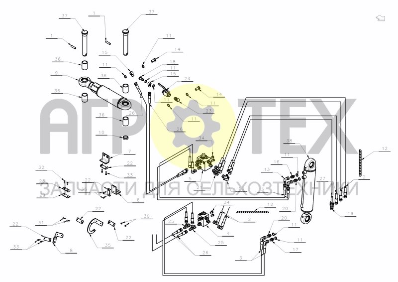 Чертеж HYDRAULICS HS-200 ALIGMENT SYSTEMS