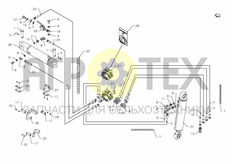 Чертеж HYDRAULICS HS-200 MEMORY SYSTEMS