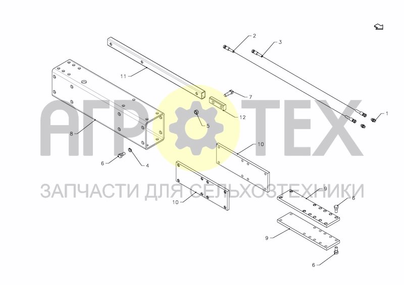 FRAME PARTS ADDITIONAL BODIES (№6 на схеме)