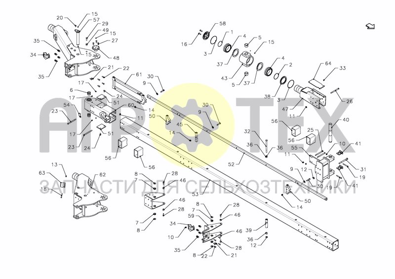 FRONT FRAME (№20 на схеме)