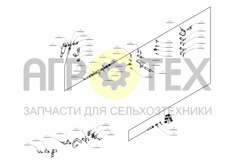 HYDRAULIC FOR SOIL PAKCER HS-200 (№19 на схеме)