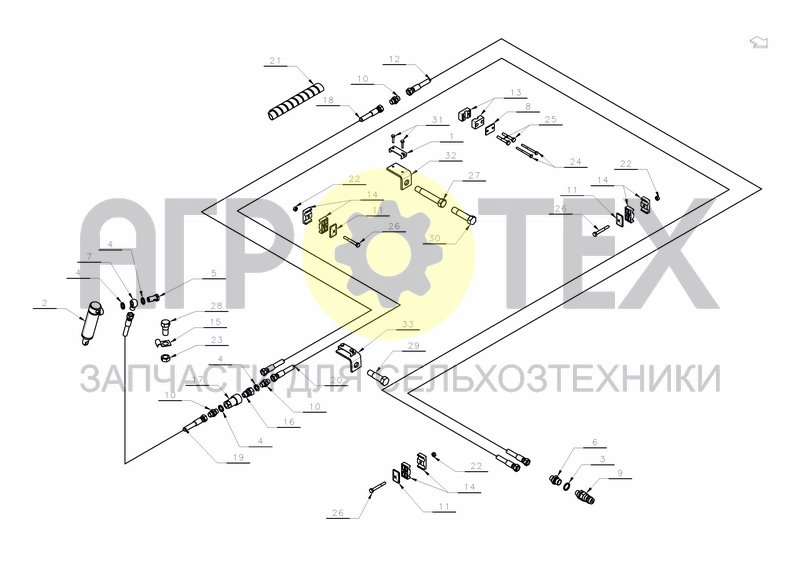 HYDRAULIC FOR SOIL PACKER PG/RG-PN/RN-PB/RB (№23 на схеме)