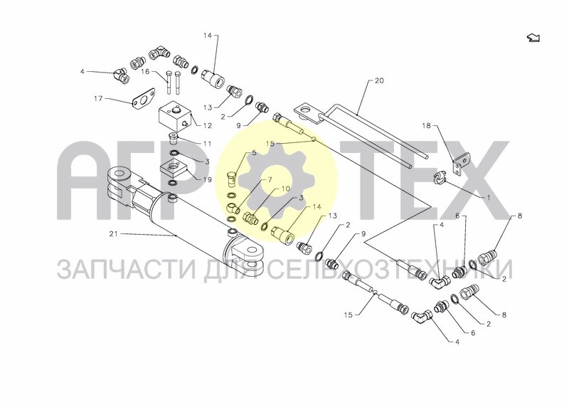 Чертеж HYDRAULICS PRESSURE ADJUSTMENT & ALIGNMENT