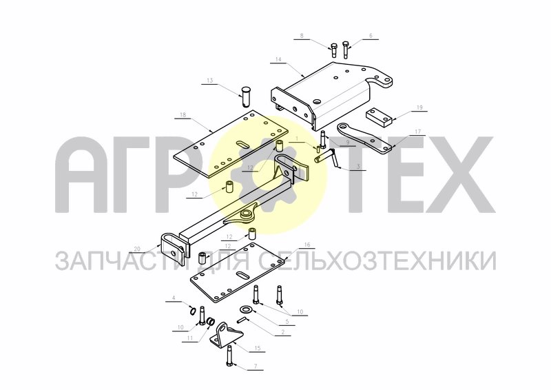 CROSS SHAFT (№8 на схеме)