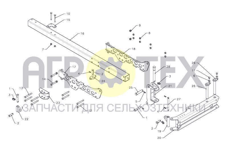 BRACKET + ARM HS-300 (PACKOMAT S; FROM 15.05.03) (№11 на схеме)