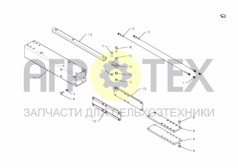 FRAME PARTS ADDITIONAL BODIES (№6 на схеме)