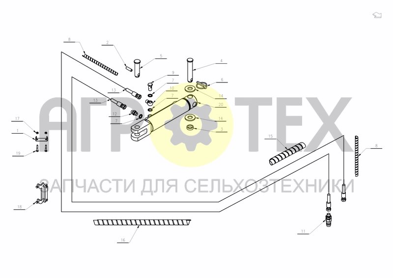 Чертеж FRONT FURROW ADJUSTMENT STEPWISE