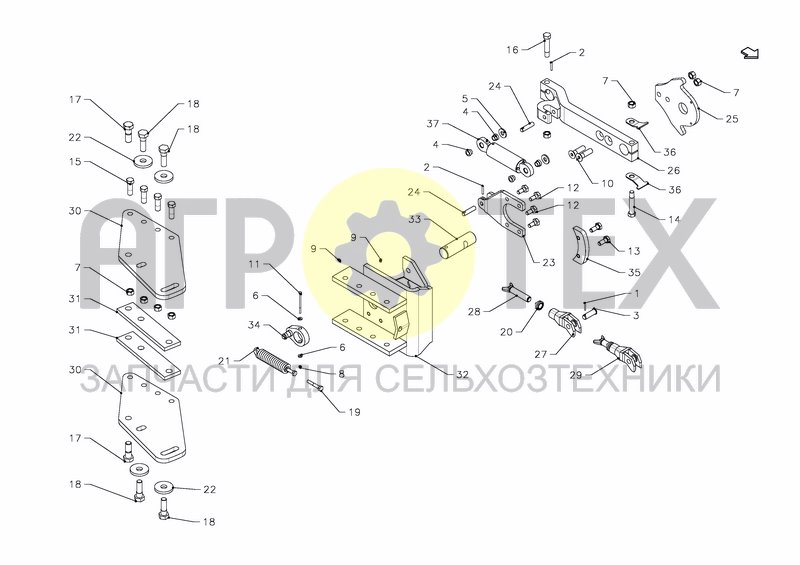 PW/RW FIX FOR WHEEL (№9 на схеме)