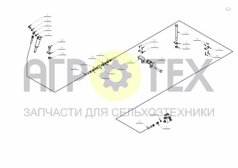 HYDRAULICS FOR SOIL PACKER HS-130 (№15 на схеме)