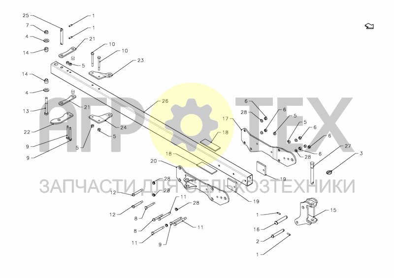 Чертеж PACKOMAT S-ARM