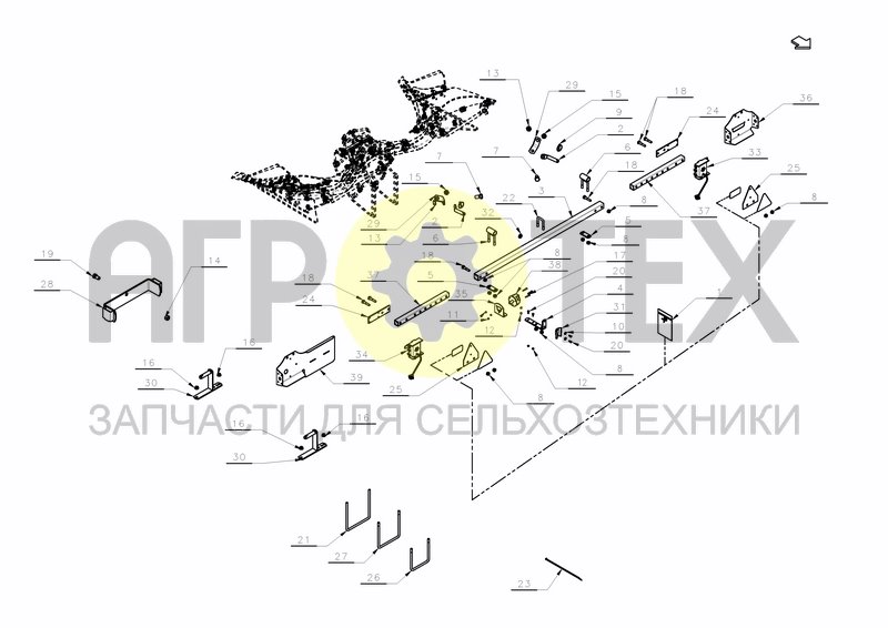 LIGHTS (MOUNTING FRAME) (№18 на схеме)