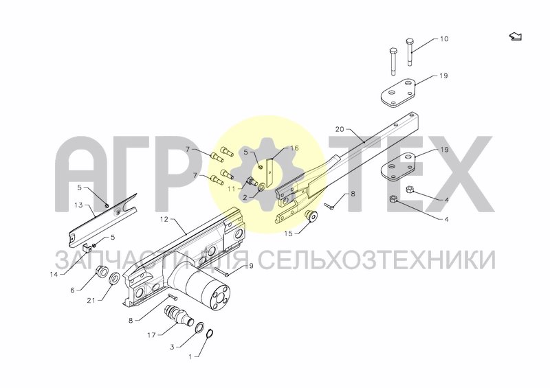 HEADSTOCK 200 - SLIDE (№5 на схеме)