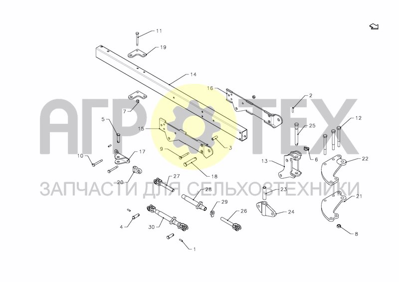 Чертеж BRACKET + ARM (PACKOMAT S)