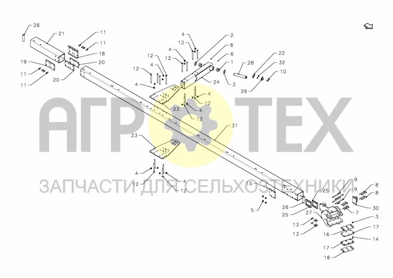 MAIN FRAME 200X200 (№6 на схеме)