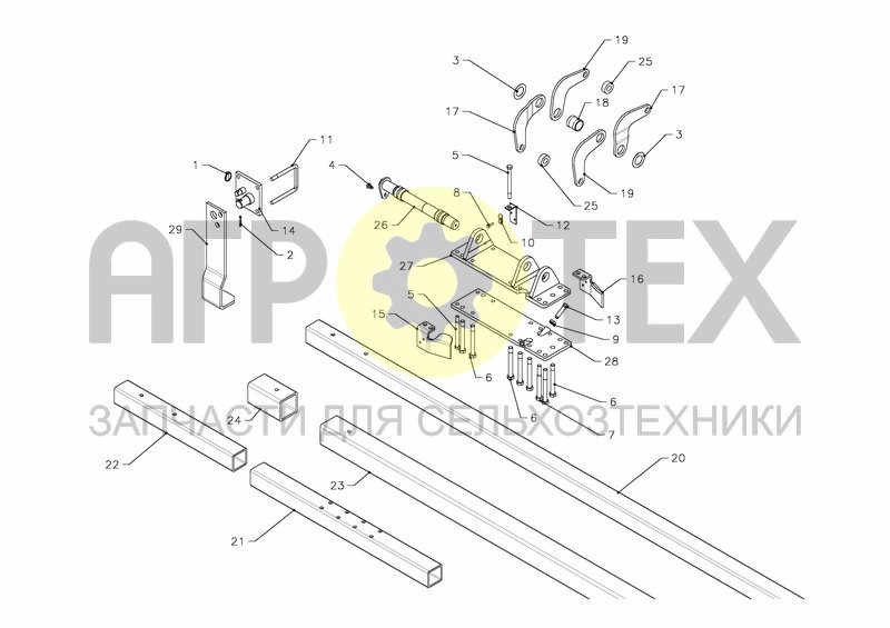 TURN-OVER SECTION 4-8 FURROW (№13 на схеме)