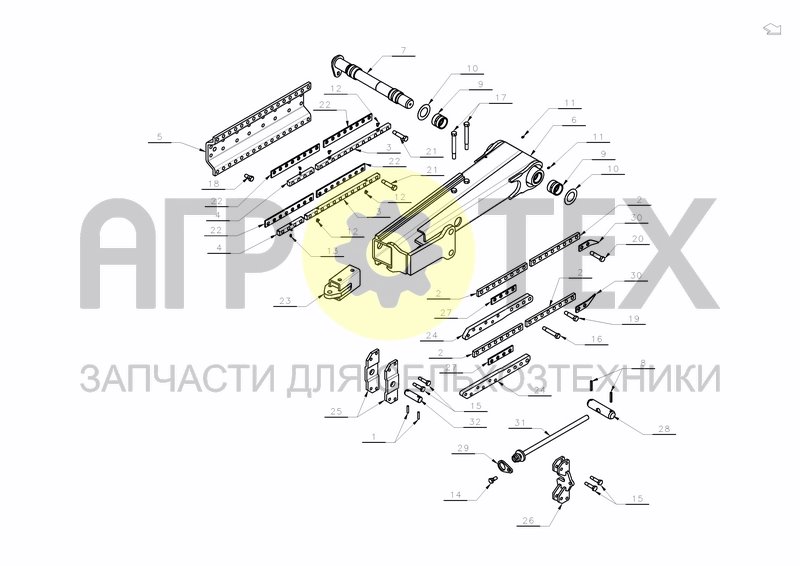 FRONT SECTION + FIRST FURR. ADJ. (№14 на схеме)