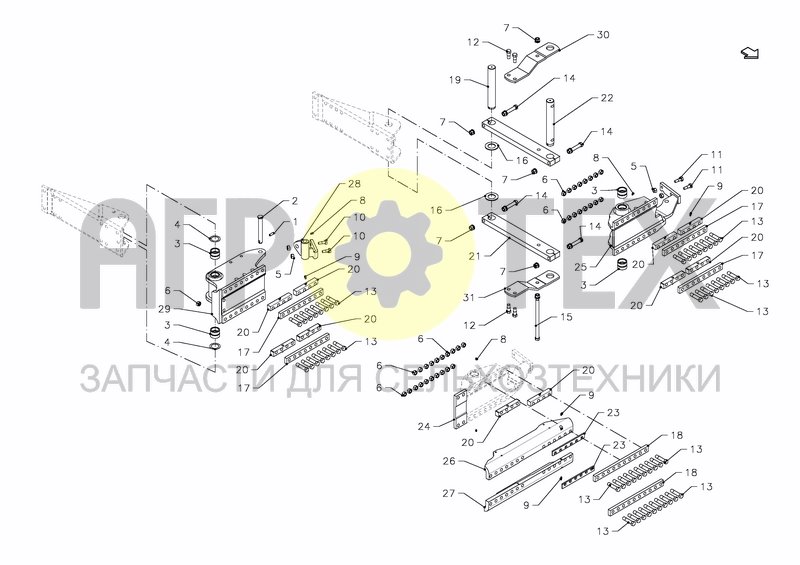 FRONT SECTION LD-LD-HD-200 (№11 на схеме)