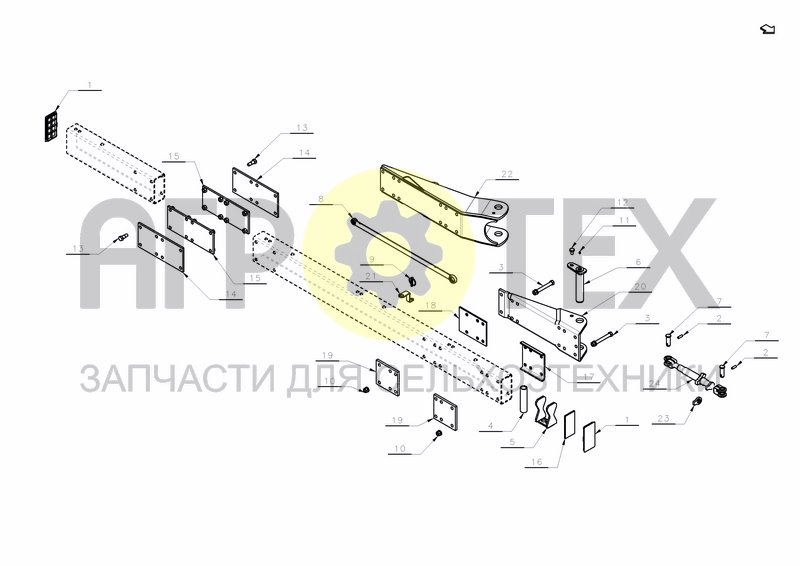 FRAME PARTS LD-200 (№12 на схеме)