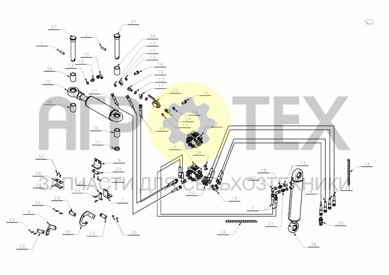 Чертеж HYDRAULICS HS-200 MEMORY SYSTEMS