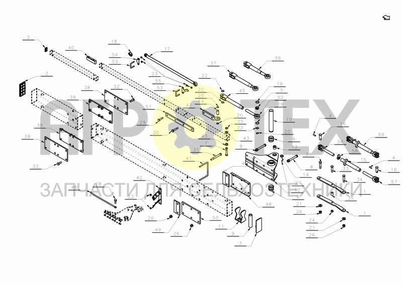 FRAME PARTS LB-200 (№35 на схеме)